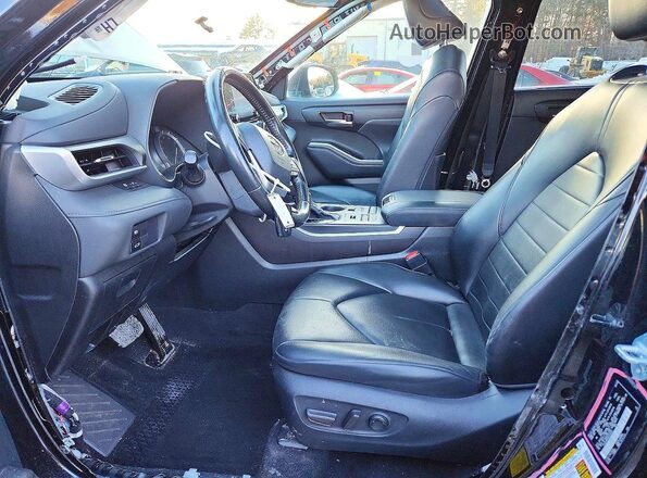 5TDGZRBH4NS204591 2022 TOYOTA LE Black Widok wnętrza z przodu