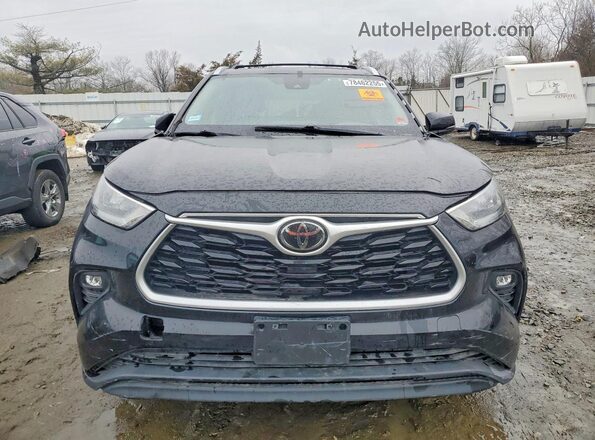 5TDHZRBH8LS503177 2020 TOYOTA LE Black Front view
