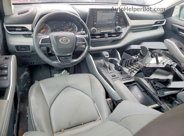 5TDHZRBH8LS503177 2020 TOYOTA LE Black Dashboard view
