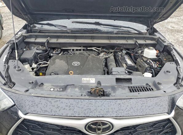 5TDHZRBH8LS503177 2020 TOYOTA LE Black Engine compartment view