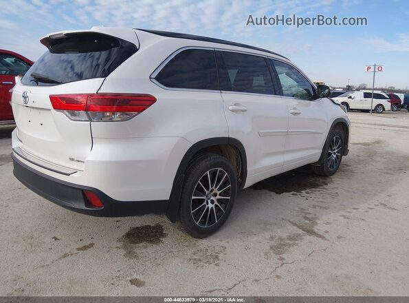5TDJZRFH2HS509396 2017 TOYOTA HIGHLANDER White უკანა მარჯვენა