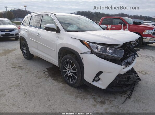 5TDJZRFH2HS509396 2017 TOYOTA HIGHLANDER White წინა მარჯვენა