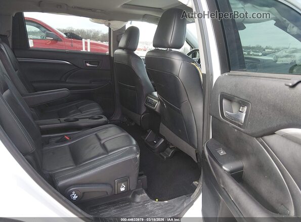 5TDJZRFH2HS509396 2017 TOYOTA HIGHLANDER White VIN კოდის სტიკერის ხედი