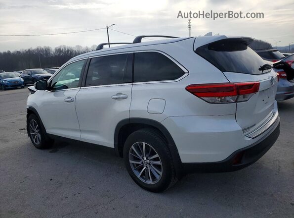 5TDJZRFH2KS587734 2019 TOYOTA HIGHLANDER White Задня ліва чверть