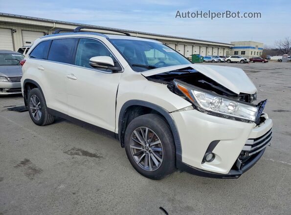 5TDJZRFH2KS587734 2019 TOYOTA HIGHLANDER White Передня права чверть