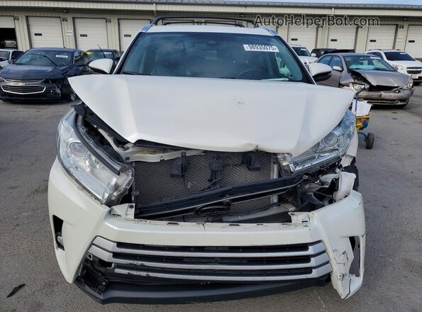5TDJZRFH2KS587734 2019 TOYOTA HIGHLANDER White Вид спереду
