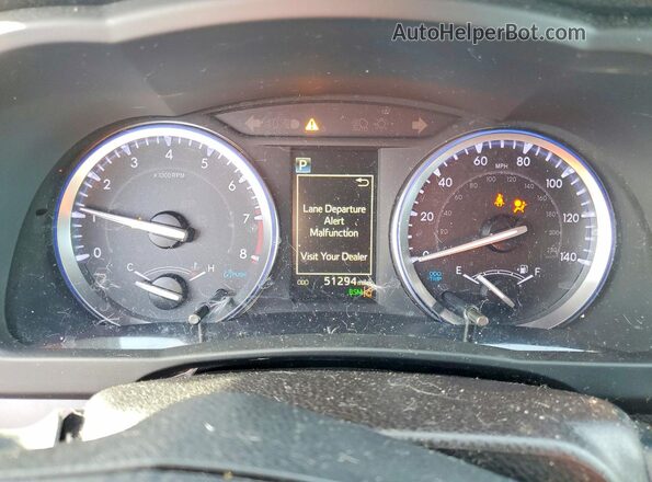 5TDJZRFH2KS587734 2019 TOYOTA HIGHLANDER White Вид щитка приладів