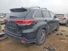 2019 Toyota Highlander Se Black vin: 5TDJZRFH4KS618255