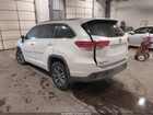 2017 Toyota Highlander Xle Белый vin: 5TDJZRFH5HS430417