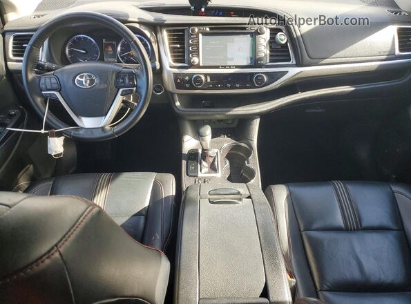 5TDJZRFH5KS563301 2019 TOYOTA HIGHLANDER White Widok deski rozdzielczej