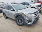 2019 Toyota Highlander Серебряный vin: 5TDJZRFH5KS935574