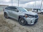 2017 Toyota Highlander Se Серебряный vin: 5TDJZRFH7HS378790