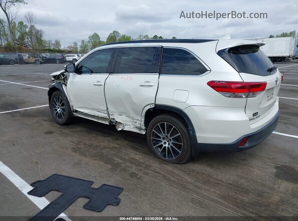 5TDJZRFH8JS541727 2018 TOYOTA HIGHLANDER Белый Задняя левая четверть