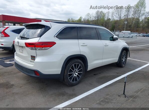5TDJZRFH8JS541727 2018 TOYOTA HIGHLANDER Белый Задняя правая четверть