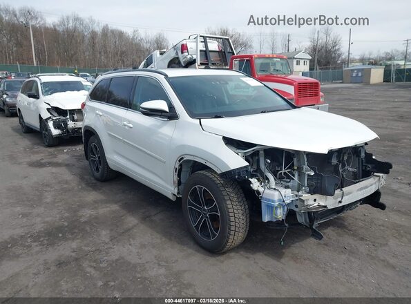 5TDJZRFHXHS409546 2017 TOYOTA HIGHLANDER White წინა მარჯვენა