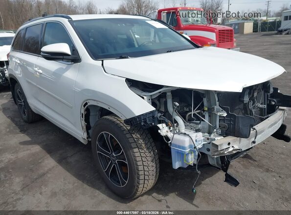 5TDJZRFHXHS409546 2017 TOYOTA HIGHLANDER White ხელსაწყოთა პანელის ხედი