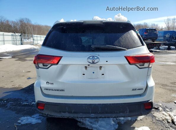 5TDJZRFHXJS547593 2018 TOYOTA HIGHLANDER White Vista trasera