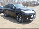 2018 Toyota Highlander Xle Черный vin: 5TDJZRFHXJS561087