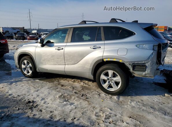 5TDKDRAH2PS500433 2023 TOYOTA HIGHLANDER Silver Tył lewy