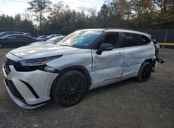 5TDKDRAH3PS507729 2023 TOYOTA HIGHLANDER White Առջևի ձախ երեք քառորդ տեսարան