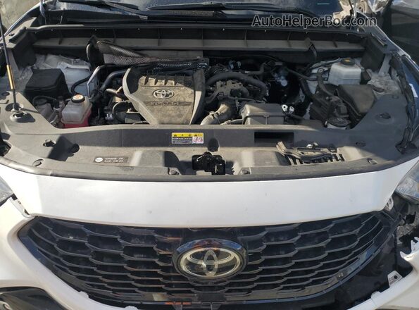 5TDKDRAH3PS507729 2023 TOYOTA HIGHLANDER White Շարժիչի բաժամունքի տեսք