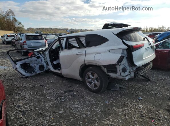 5TDKDRAH6PS007404 2023 TOYOTA HIGHLANDER White Tył lewy