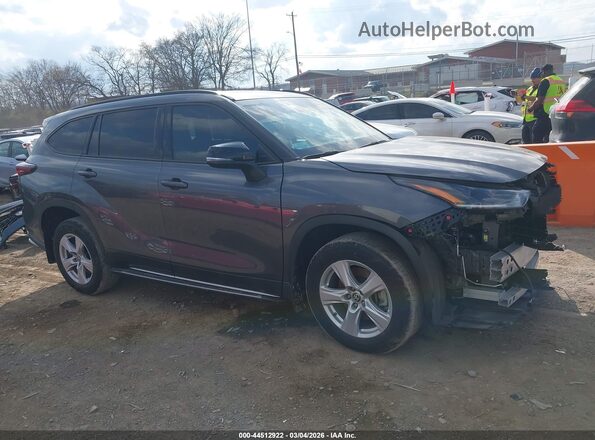 5TDKDRBH0SS585666 2025 TOYOTA HIGHLANDER Серый Панорамный вид салона 360°