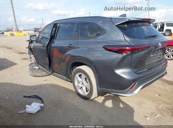 5TDKDRBH0SS585666 2025 TOYOTA HIGHLANDER Серый Задняя левая четверть