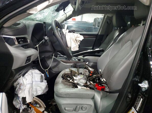 5TDKDRBH1SS576555 2025 TOYOTA HIGHLANDER Черный Вид салона спереди
