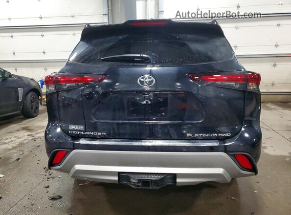 5TDKDRBH1SS576555 2025 TOYOTA HIGHLANDER Черный Вид сзади