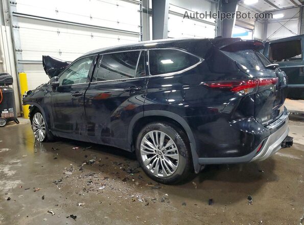 5TDKDRBH1SS576555 2025 TOYOTA HIGHLANDER Черный Задняя левая четверть