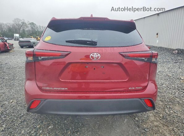 5TDKDRBH1TS601312 2026 TOYOTA LE Burgundy Widok z tyłu