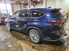 2025 Toyota Highlander Platinum Синий vin: 5TDKDRBH2SS582624