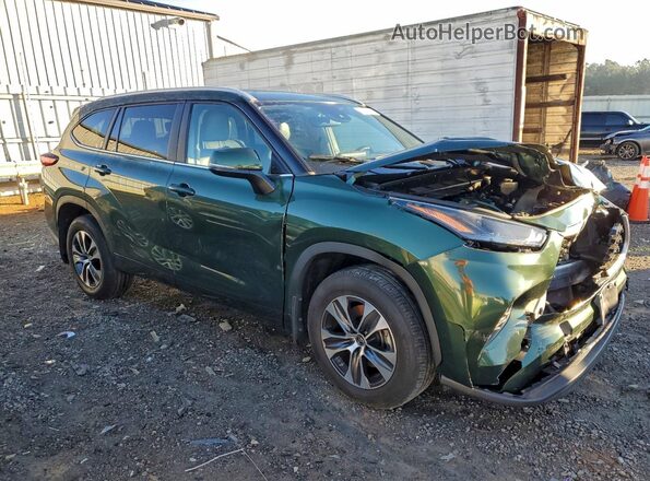 5TDKDRBH4PS511710 2023 TOYOTA HIGHLANDER Зеленый Передняя правая четверть