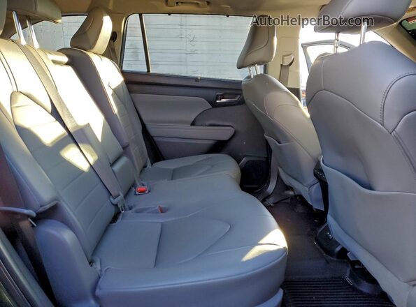 5TDKDRBH4PS511710 2023 TOYOTA HIGHLANDER Зеленый Вид задней части салона