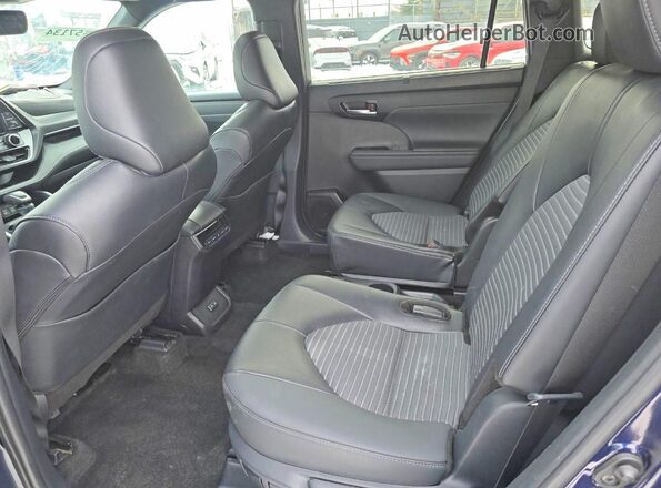 5TDKDRBH4SS576453 2025 TOYOTA HIGHLANDER Синий Вид задней части салона