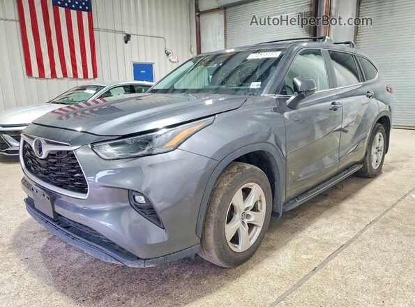 5TDKDRBH5PS046676 2023 TOYOTA HIGHLANDER Угольный Передняя левая четверть