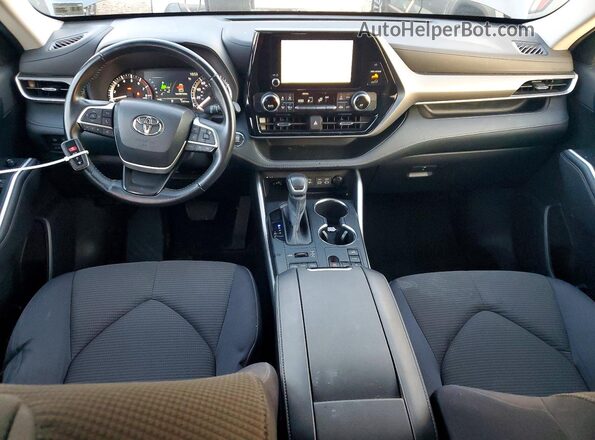 5TDKDRBH5PS046676 2023 TOYOTA HIGHLANDER Угольный Вид панели приборов