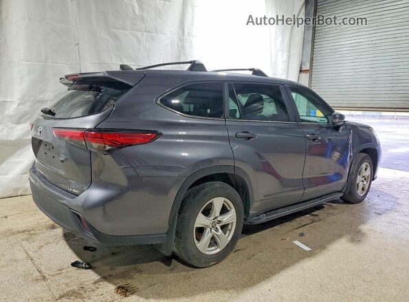 5TDKDRBH5PS046676 2023 TOYOTA HIGHLANDER Угольный Задняя правая четверть