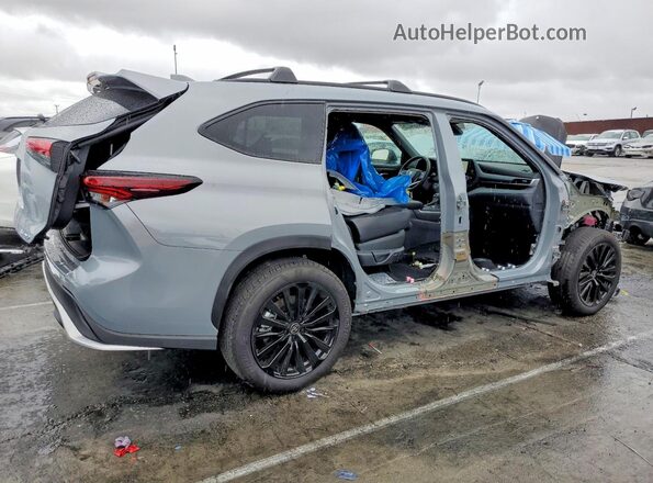 5TDKDRBH5SS589454 2025 TOYOTA HIGHLANDER Gray Tył prawy