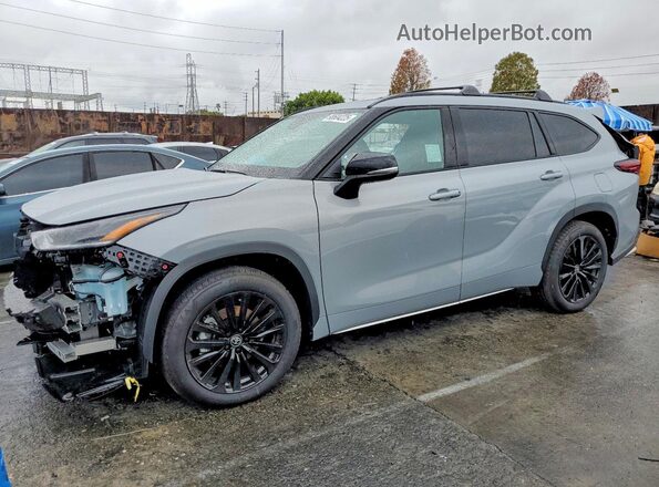 5TDKDRBH5SS589454 2025 TOYOTA HIGHLANDER Gray Przód lewy