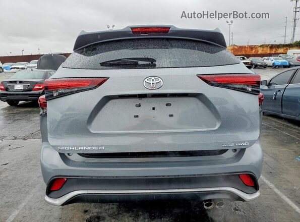 5TDKDRBH5SS589454 2025 TOYOTA HIGHLANDER Gray Widok z tyłu