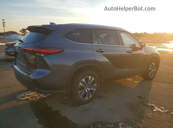 5TDKDRBH6PS036707 2023 TOYOTA HIGHLANDER Угольный Задняя правая четверть