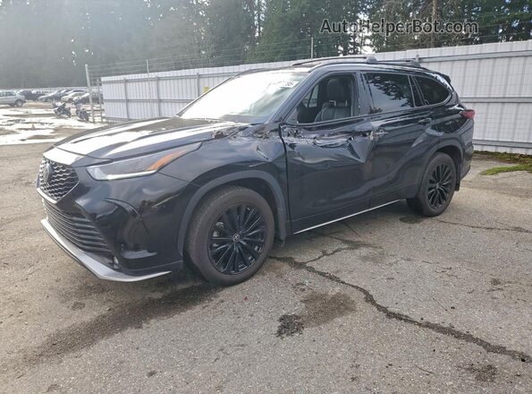 5TDKDRBHXRS543239 2024 TOYOTA HIGHLANDER Черный Передняя левая четверть