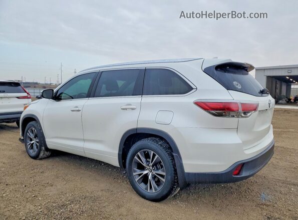 5TDKKRFH1GS163851 2016 TOYOTA LE Белый Задняя левая четверть