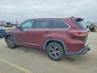 2016 Toyota Highlander Бордовый vin: 5TDKKRFH7GS158251