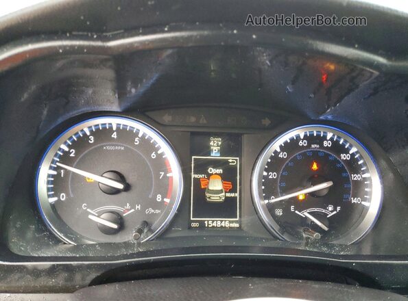 5TDKKRFH7GS158251 2016 TOYOTA HIGHLANDER Бордовый Вид щитка приборов