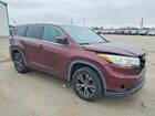 2016 Toyota Highlander Бордовый vin: 5TDKKRFH7GS158251