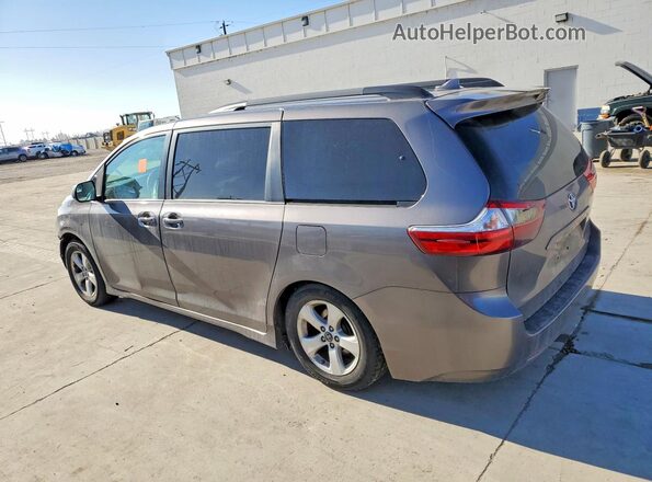 5TDKZ3DC5JS924498 2018 TOYOTA SIENNA Gray Rear left