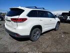 2018 Toyota Highlander Xle White vin: 5TDKZRFH0JS540902